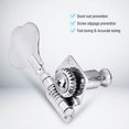 thumbnail image 3 of Set Of 4 Bass Tuning Pegs, 2L2R Zinc Alloy Machine Heads Set Bass String Open Tuners For Bass, 3 of 8