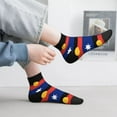 thumbnail image 6 of Mens Ankle Socks Womens Australian Flag With Aboriginal Flag Quarter Breathable Casual Socks, 6 of 7
