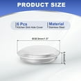 thumbnail image 2 of Uxcell 1.4"/35mm Kitchen Sink Hole, 6 Pcs Stainless Steel Faucet Hole Cover Plate Stopper Covers, 2 of 6