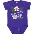 thumbnail image 3 of Inktastic Louisiana Girl Magnolia Flowers and Leaves Girls Baby Bodysuit, 3 of 5