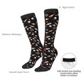 thumbnail image 6 of Fotbe Space Rocket print Women's Men's Novelty Crew Socks Cotton Socks Knee High Socks for Walking,Running,Nurses,Pregnancy, 6 of 8