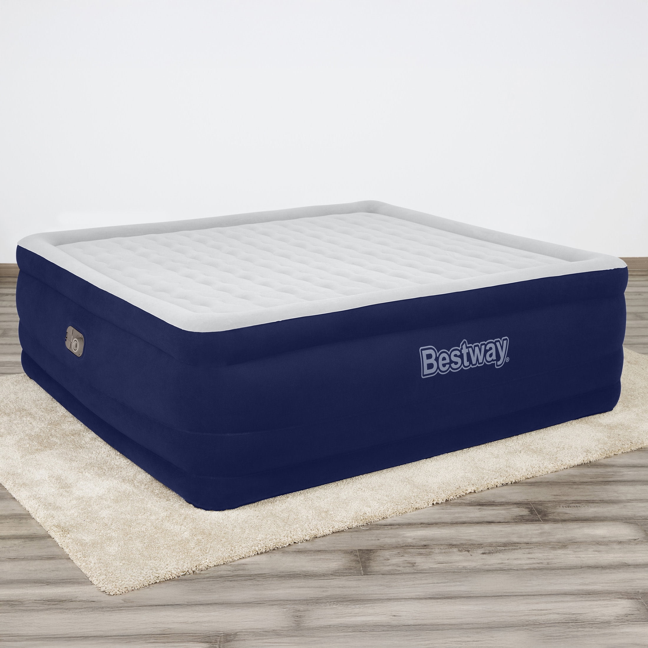 Bestway Tritech Air Mattress King 24" with Built-in AC Pump Included