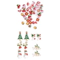 thumbnail image 1 of Cabujón de Resina Navideña con de Espalda Plana Y Colgantes de Navideño, 1 of 9