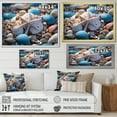 thumbnail image 4 of Designart "Coastal Seashell Euphony" Nautical & Beach Floater Framed Wall Art Living Room, 4 of 7