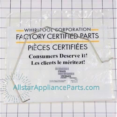 Whirlpool Refrigerator Ice Maker Shut off Arm WP67004028