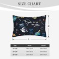 thumbnail image 4 of Pofeuu Space Print Polyester Microfiber Plush Pillowcases, Super Soft and Cozy Pillow Case Covers with Envelop Closure（Pillow core not included）-16"x24", 4 of 6