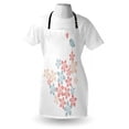 thumbnail image 3 of Valentines Day Apron Floral Arrangement with Cute Bird Soft Daisies Vintage, Unisex Kitchen Bib Apron with Adjustable Neck for Cooking Baking Gardening, Tan Dried Rose Blue Grey White, by Ambesonne, 3 of 3
