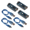 thumbnail image 1 of 3Pcs Presoldered For Nano Board For Atmega328P With Usb Cables For Arduino, 1 of 8