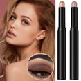thumbnail image 1 of (2 Pcs) 2 In 1 Eyeshadow And Eyeliner Pen， Eyeshadow Stick Brown,Black Makeup Eye Shadow, 1 of 7