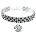 thumbnail image 1 of Xiao Hua Collar decorativo para mascotas, accesorio decorativo para gatos y perros, rango ajustable para cachorros, collares para perros y gatos, accesorios de aseo para mascotas, negro, M, 1 of 3