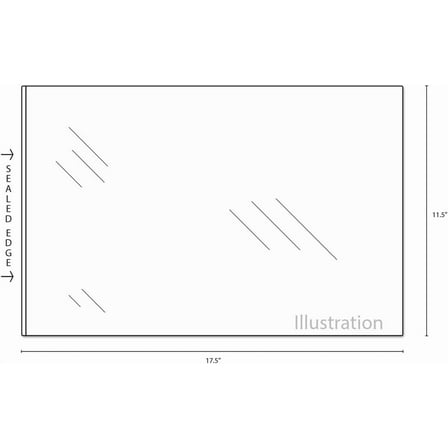 11x17 Tabloid Lamination Pouch, 11.5" x 17.5", 10 mil (553613), 50 per box