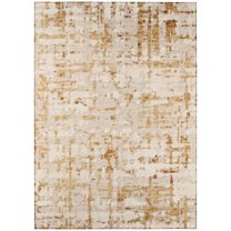 Bravado Indoor/Outdoor Beige Abstract Camo 9' x 12' Non-Skid Area Rug