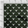 thumbnail image 2 of oneOone Rayon Dark Green Fabric Cowboy Fabric For Sewing Printed Craft Fabric By The Yard 56 Inch Wide, 2 of 5