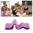 thumbnail image 2 of Unique Bargains 1 Pc Yoga Elastic Resistance Band for Stretching 14.17"x3.15" Purple, 2 of 5