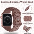 thumbnail image 4 of ANTSHARE Compatible with Apple Watch Band 38mm 40mm 41mm 42mm 44mm 45mm, Waterproof Cheetah Sport Silicone Strap Wristbands for iWatch Bands Series 11 10 9 8 7 6 5 4 3 2 1 SE3/2/1 Ultra3/2/1, 4 of 6