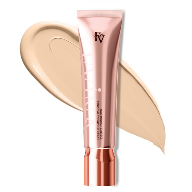 FV Flawless Matte Liquid Foundation completa y base sin aceite Maquillaje Fórmula hidratante Base de larga duración para todo tipo de piel (Natural 1.05FL.OZ)