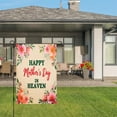 thumbnail image 3 of Amhnf Happy Mothers Day In Heaven Floral Garden Flag For Home Outdoor Garden Yard Decor 12x18 inch, 3 of 5