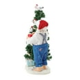 thumbnail image 4 of Department 56 Possible Dreams Santa Claus Flocked Tree Christmas Multicolor Figurine 13.5in H, 4 of 4