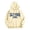 Beige, variant on Women Plus Size Tops Winter Comfy Hooded Long Sleeve Blouson Off the Shoulder Drawstring Graphic Leisure Flannel Hoodies Sweatshirts(Blue,M)