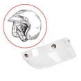 thumbnail image 2 of Almencla Helmet Visor Peak 3 Snap Helmet Visor Protector for Retro Helmets Parts Clear, 2 of 7