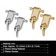 thumbnail image 4 of Btafrte Hebilla Retención Cuerda Guitarra Eléctrica 2 Uds Con Tornillos para Guardabarros (dorado), 4 of 9