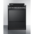 thumbnail image 4 of 24" wide electric coil range in black, 4 of 4