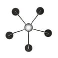 thumbnail image 5 of Meyda Tiffany 118848 Eden 5 Light 22" Wide Taper Candle Style Chandelier - Chestnut, 5 of 7