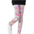 thumbnail image 2 of Ynynloco Stretch Leggings for Girls Toddlers Printing Long Pants Fashion Spring Summer, 2 of 4