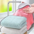 thumbnail image 6 of Kitchen Dishcloth Set Pure Cotton Cleaning Dish Towel Highly Absorbent Pink 10 PC, 6 of 6