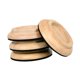 thumbnail image 5 of Juego de 4 ruedas de madera para patas de piano, protección para el suelo de pianos verticales. Color madera, 5 of 9