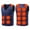 Blue, variant on TFEOQRY Men and Women Winter Heating Vest Zipper Four Control of 25 Areas Heating Cotton Jacket with Usb Charging Version Black