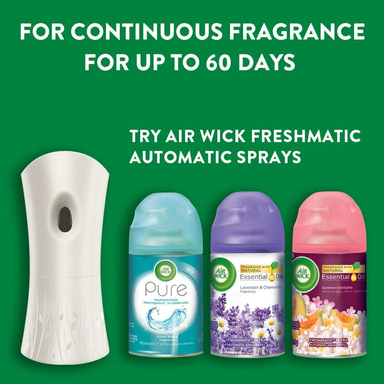 Air Wick Pure Automatic Air Freshener Spray Kit, Gadget+Refill - 4 Crew