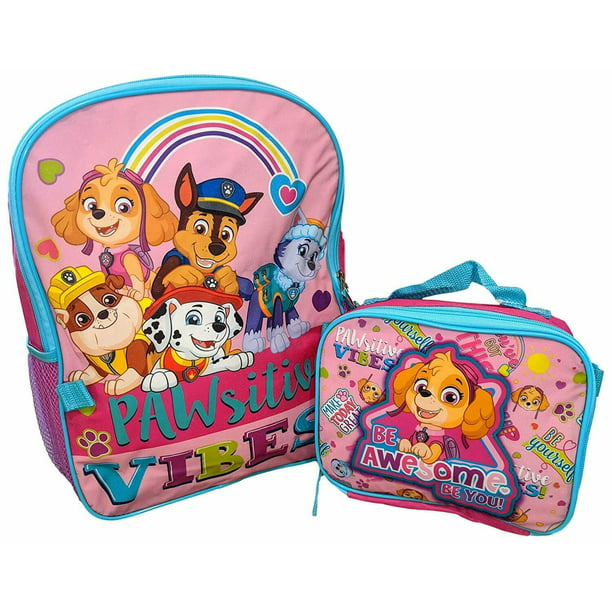 Paw Patrol Girls Be Awesome, You! Inch with Insulated Lunch Box Set - Walmart.com