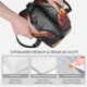 thumbnail image 3 of Disketp Red And Gray Flame Fox Lonchera Térmica para Mujer y Hombre, Bolsa de Almuerzo Reutilizable e Impermeable para Trabajo, Viajes y Picnic, 3 of 7