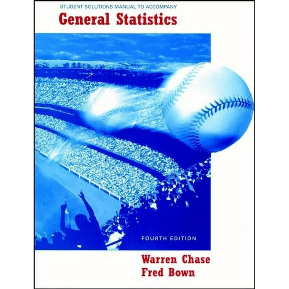 General Statistics, Student Solutions Manual