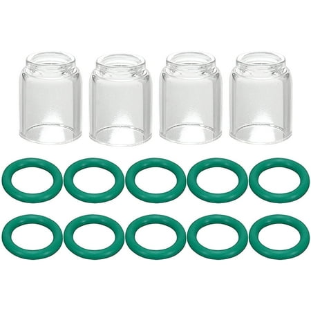 

RIVERWELD TIG Glass Cup #7 (7/16 & 11.0mm Orifice) Temperature Resistant O-rings For SR WP 9 17 18 20 25 26 TIG welding torch 14pcs