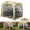 Khaki, variant on AbahubFit Portable Bike Storage Shed Tent for 3-4 Bikes, PU4000 Waterproof 210D Silver-Coated Oxford Fabric, Outdoor Bicycle Shelter