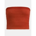 thumbnail image 5 of No Boundaries Seamless Textured Tube Top, Women's, 5 of 5