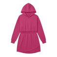 thumbnail image 6 of Enjoytime Fall Mini Dresses for Women 2026 Long Sleeve Half Zip Hooded Sweatshirt Dress Comfy Casual Dress with Pockets, 6 of 8