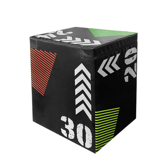 Roromall Plyo Jumping Exercise Box, 3 in 1 Plyo Jumping Box for Exercise, Soft Jump Box for Home Gym Workout Trainer