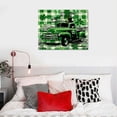 thumbnail image 5 of Orinice Green Truck Fine Art Aesthetic Poster & Print Wall Painting for Classroom Office Bathroom Decor 20x16in, 5 of 6