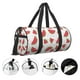 thumbnail image 3 of Fotbe Hand Drawn Watermelon Bolsa Deportiva de Lona Plegable con Estampado, Bolsa de Gimnasio con Bolsillo Seco/Húmedo, Bolsa de Viaje Ultraligera de Gran Capacidad, 3 of 6