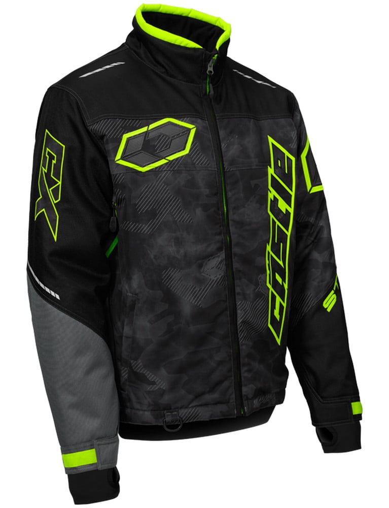 Castle X Strike Mens Snow Jacket Alpha Black/Dark Gray/HiVis Walmart