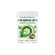 Organic Keto Matcha Latte Powder (8oz/227g), Pure Clean Energy with MCT Oil, by Cherie Sweet Heart
