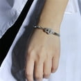 thumbnail image 2 of Bracelet Manchette Breloque Guitare pour Femmes Joncs Acier Inoxydable Musique Cadeau Accessoire, 2 of 4