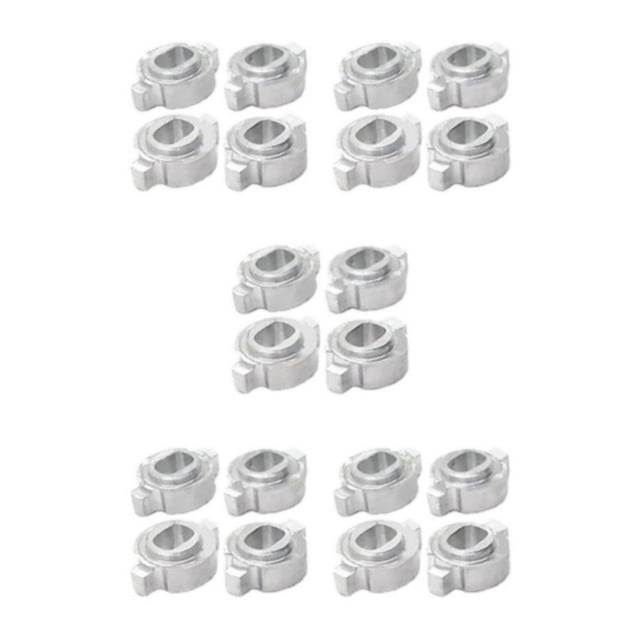 Baohd Premium Pack of 4 Coupling Conversion Adapters for Zero-Z 1/28 RC Car Replacement silver inner dia 2x3mm 5Set
