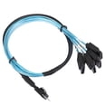 thumbnail image 4 of Filfeel SFF-8654 To 4 X Data Transmission Cable, MINI SAS 38p 12Gbps Connecting Line, Multi-Lane Mini SAS Host Internal Cable For Server, Hard Disk, Computer, Host, 4 of 8