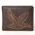 thumbnail image 2 of AMERICAN TANNER Genuine Leather Hand Burnished Bifold Wallet For Men Women H3.5 X W4.75 X D0.5, 2 of 6