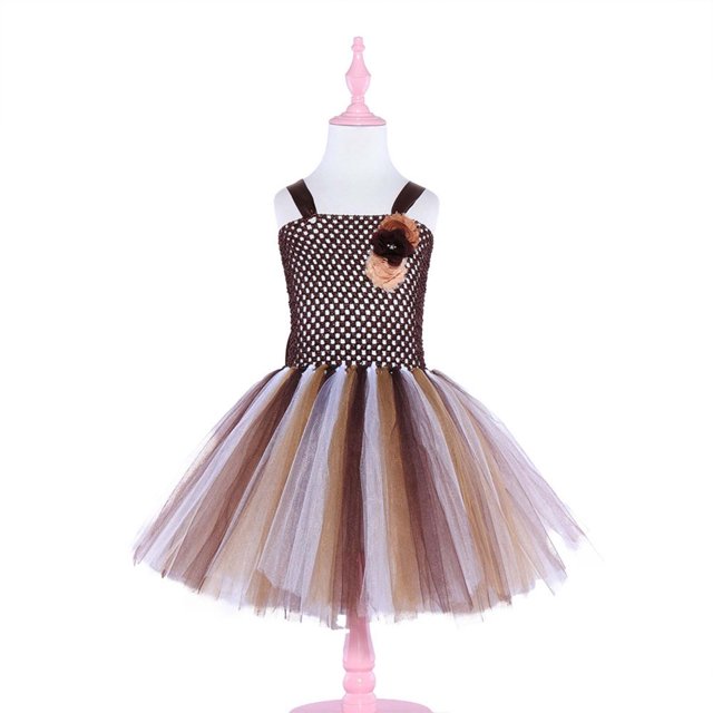 LOVZFMLL Robe d'Été Sans Manches à Col Rond Imprimée pour Filles