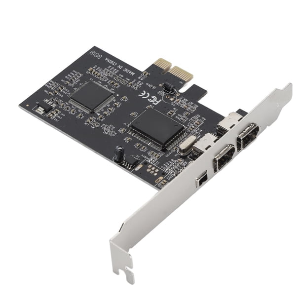 Tarjeta Vertical PCIE Firewire, Soporte De Alta Velocidad 1440x1080 800Mbps Múltiples Puertos Tarjeta PCIE 1X A 1394 Soporte Plug And Play Intercambio En Caliente Para Puerto